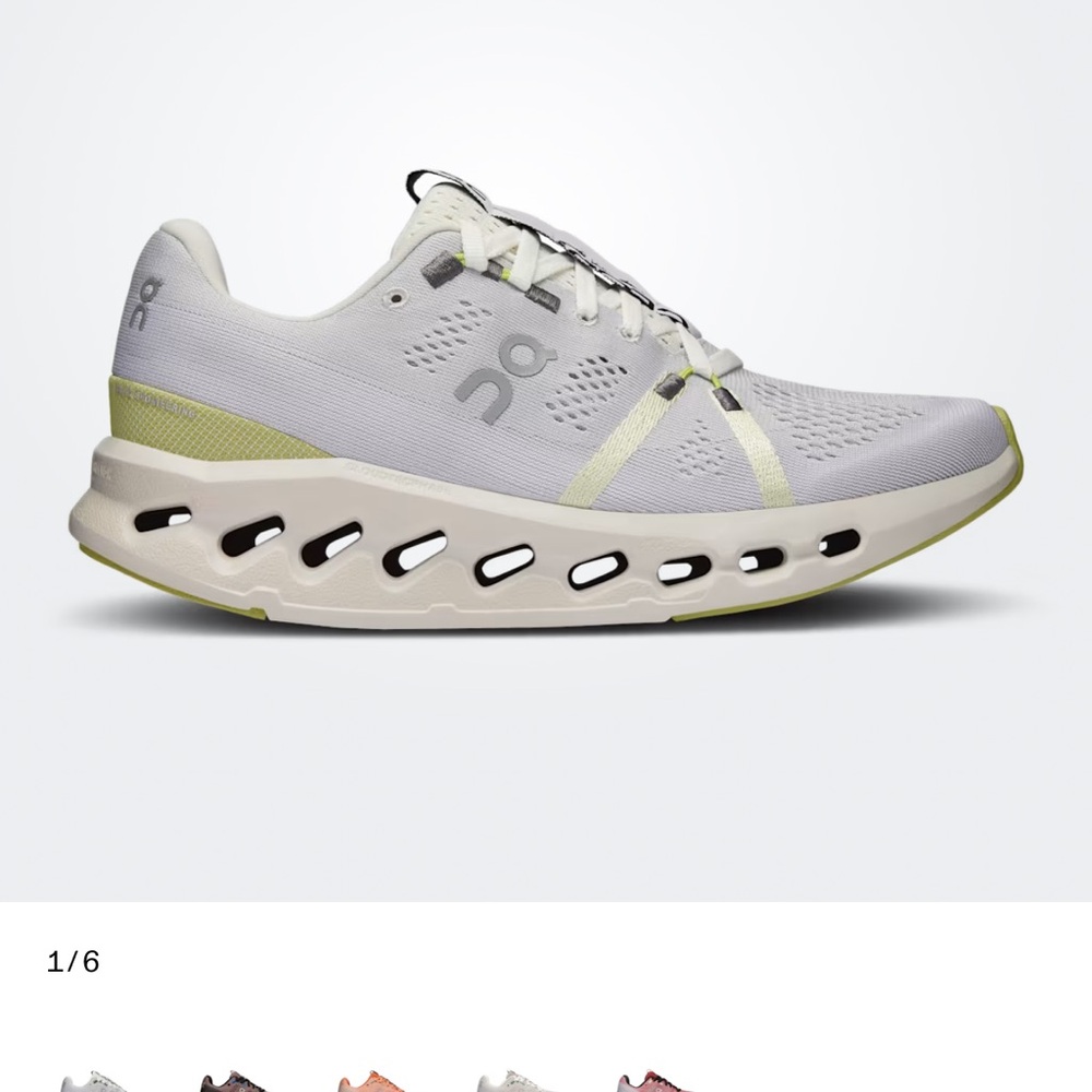 On Running Cloudsurfer in Light Gray and Cream